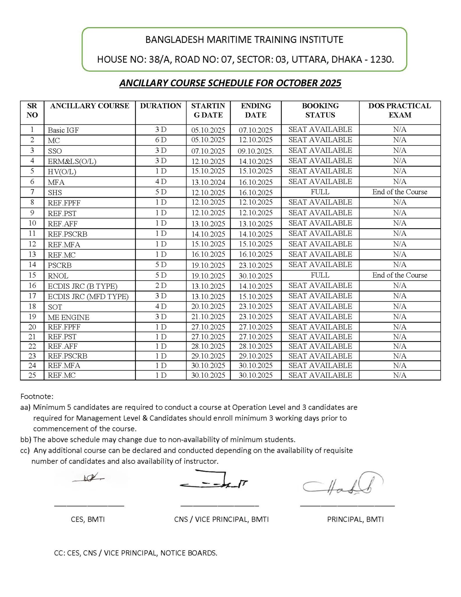 monthly-course-schedule-bangladesh-maritime-training-institute